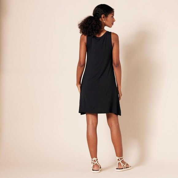 Women's Plus Size Tank Swing Dress Rayon Blend Sleeveless Casual Everyday - Picture 3 of 8